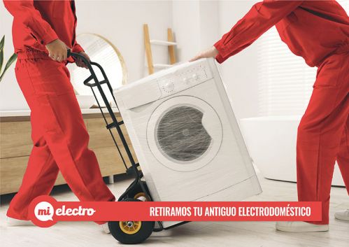 Retirada del antiguo electrodoméstico